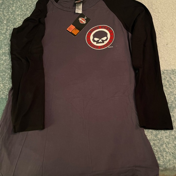 Harley-Davidson grey Ride Free T-Shirt - Picture 2 of 3